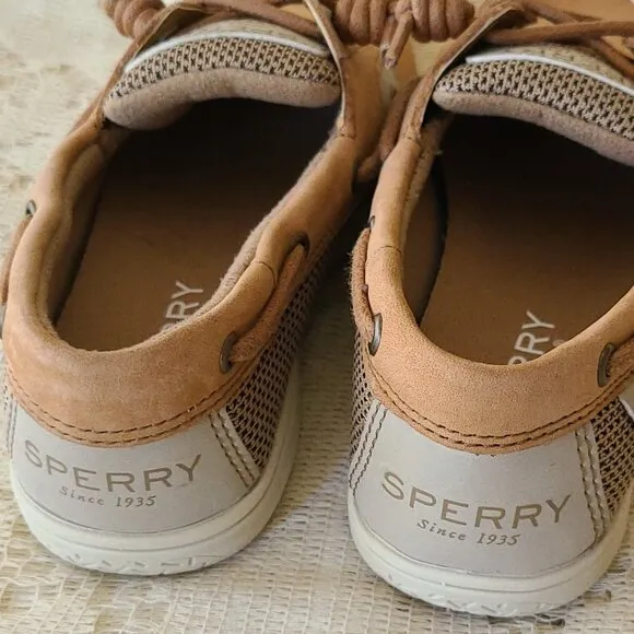SPERRY TOP-SIDER-- STYLE --SHORESIDER 3 EYE BOAT-- US 12.5 MEDIUM/TAN