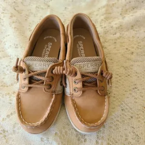SPERRY TOP-SIDER-- STYLE --SHORESIDER 3 EYE BOAT-- US 12.5 MEDIUM/TAN