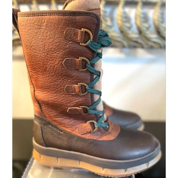 SPERRYWomen's Kittery Tall Leather Boots Tan/Brown Size 10 Medium NEW