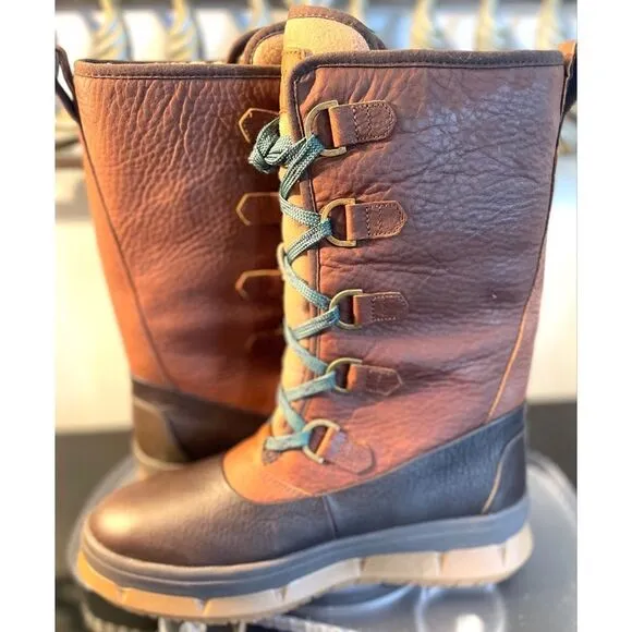 SPERRYWomen's Kittery Tall Leather Boots Tan/Brown Size 10 Medium NEW