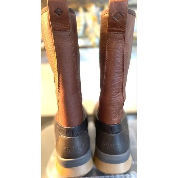 SPERRYWomen's Kittery Tall Leather Boots Tan/Brown Size 10 Medium NEW