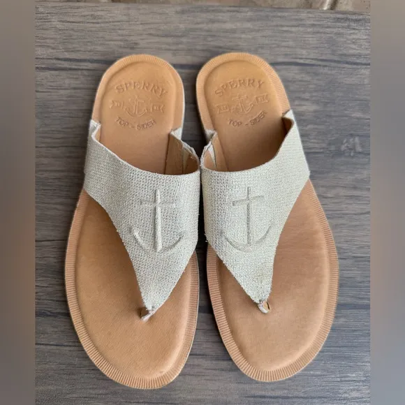 SperryWomen's Seaport Thong Sandals Sz 8
