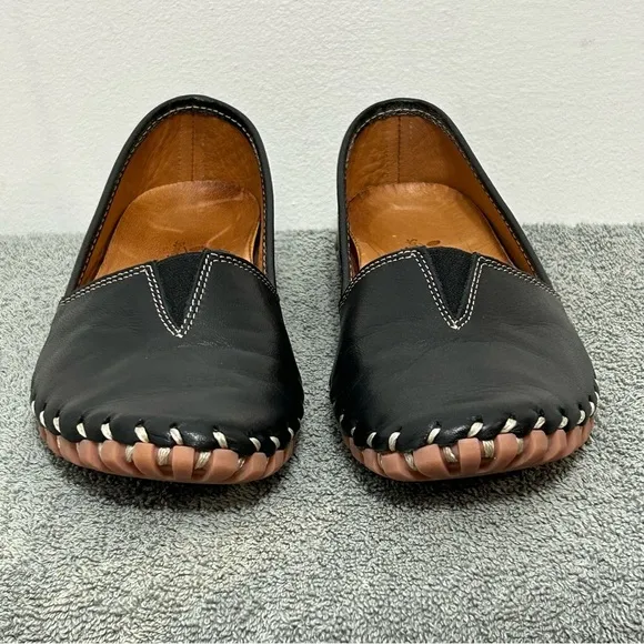 Spring Step Leather Kathaleta Slip On Comfort Flats