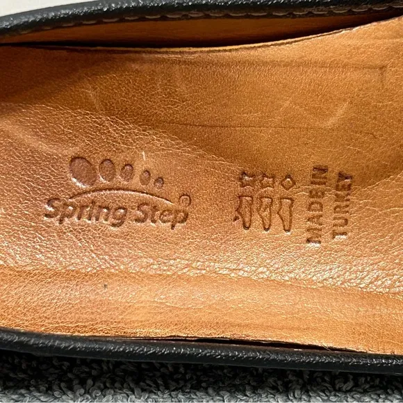Spring Step Leather Kathaleta Slip On Comfort Flats