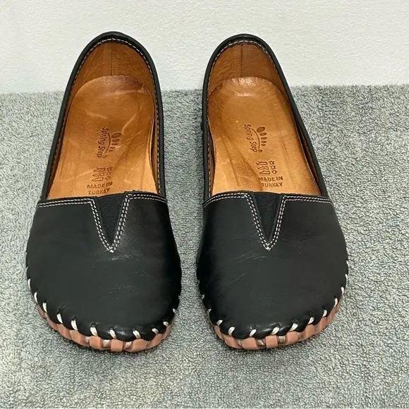 Spring Step Leather Kathaleta Slip On Comfort Flats