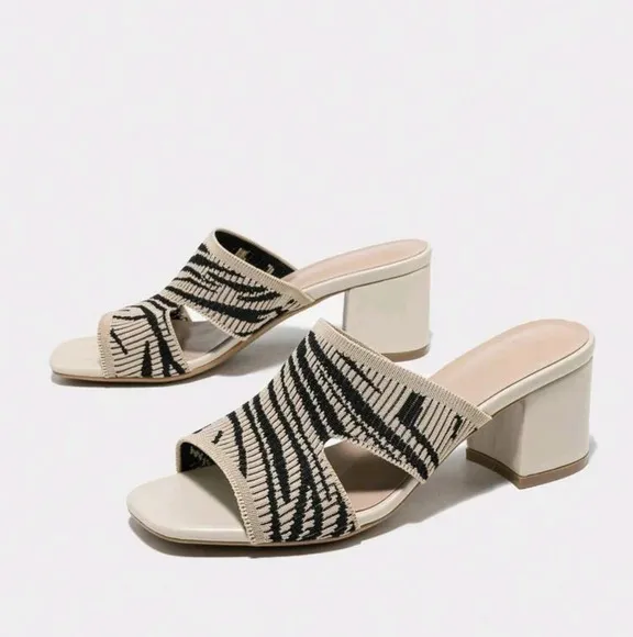 Spring/Summer Breathable Hollow-Out Open Toe Women's Fashion High Heel Sandals