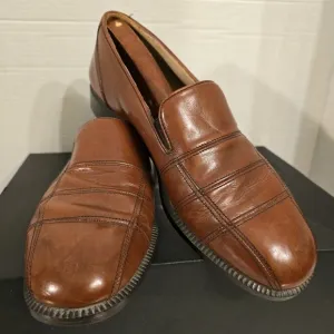 STANLEY BLACKER MEN'S SHOES MADE IN ITALY LEATHER DRESS TAN SIZE 10.5