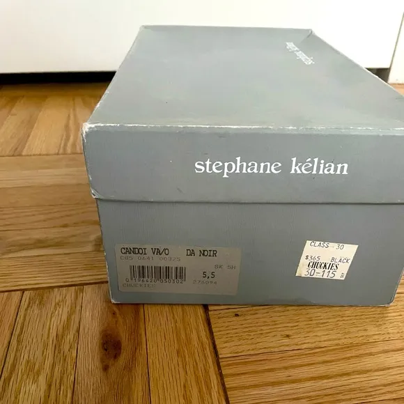 Stephane Kélian Black High Heel Loafers