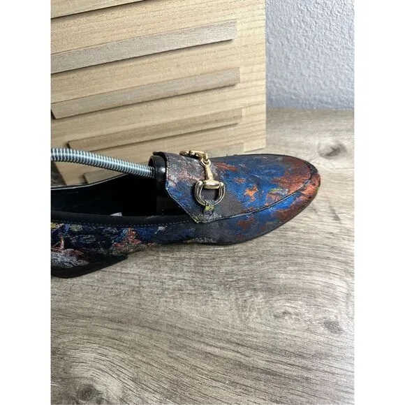 Steve Madden Men’s 7.5M Patterned Horsebit Risky Loafers