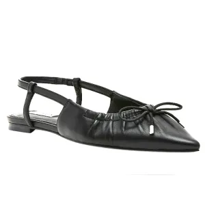 Steve Madden Women's Laylah Pointed-Toe Pleated Slingback Flats