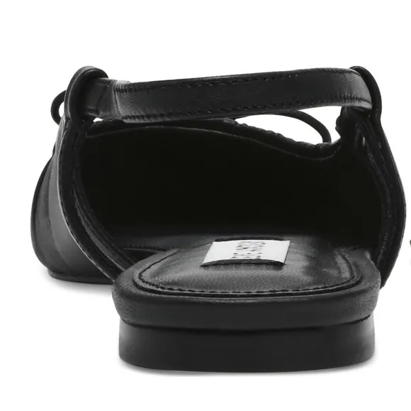 Steve Madden Women's Laylah Pointed-Toe Pleated Slingback Flats