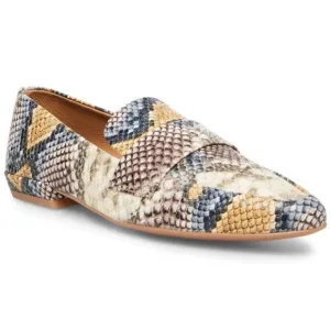 Steve Madden Women’s Snake Print Pointed Toe Hollie Loafers Flats Size 9.5 NWOB