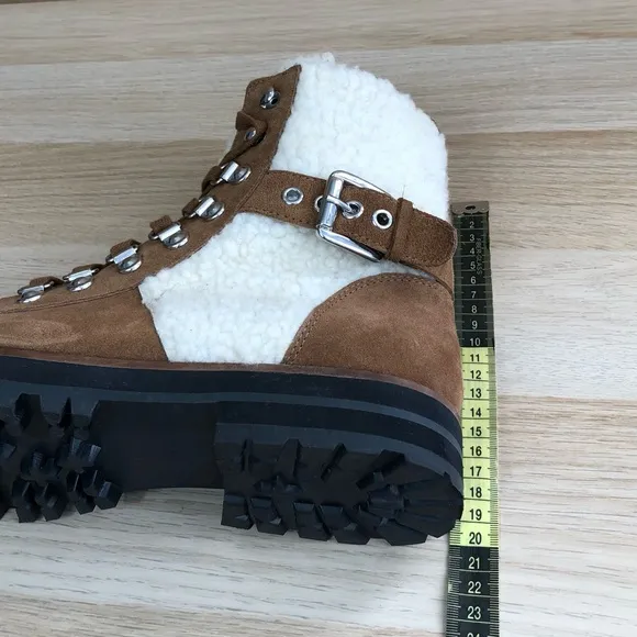 Steven Madden Winter Leather Boots Size 10M.