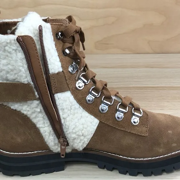 Steven Madden Winter Leather Boots Size 10M.