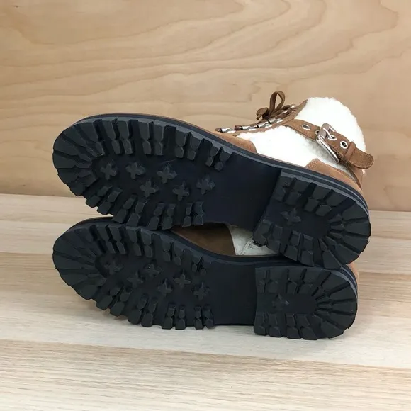 Steven Madden Winter Leather Boots Size 10M.
