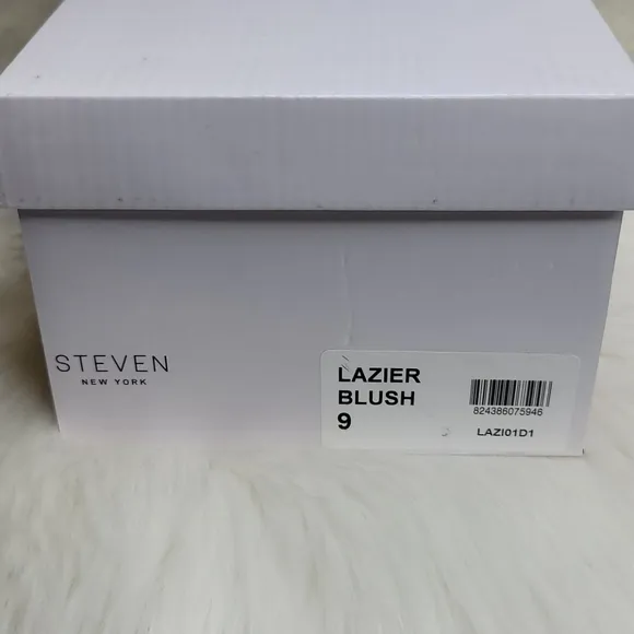 Steven New York Lazier Quilted Blush Slides Sandals