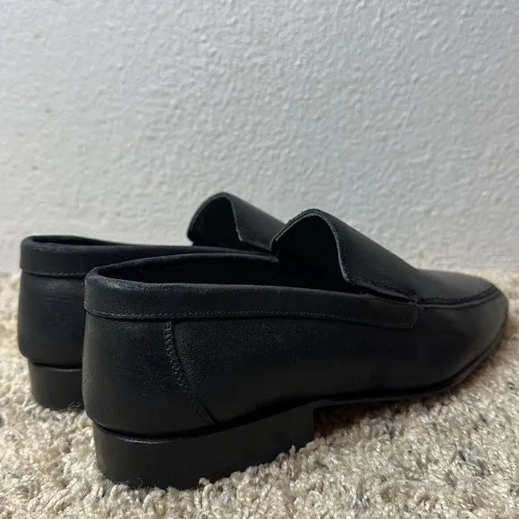 Stravers Black Leather Loafers Men’s size 38