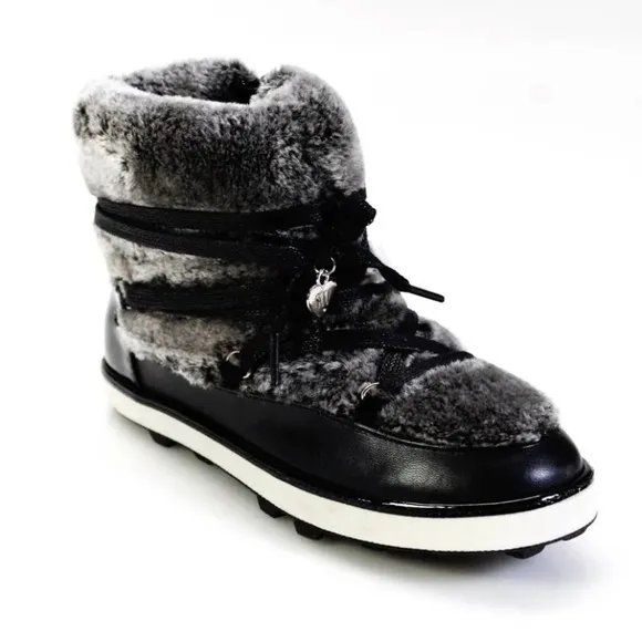 Stuart Weitzman girls Ariana faux fur snow boots
