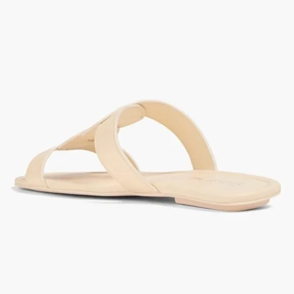 STUART WEITZMAN Ibiza twisted leather slides Size 6