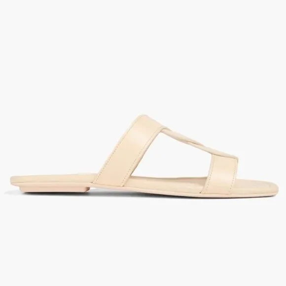 STUART WEITZMAN Ibiza twisted leather slides Size 6