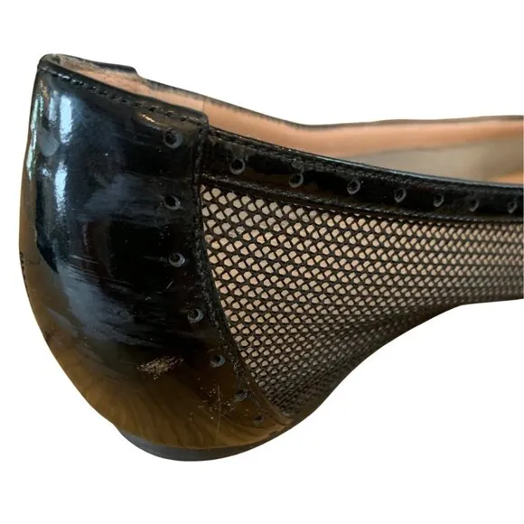 Stuart Weitzman Tipper Studded Ballet Flats Womens Size 8.5