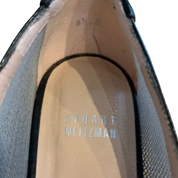 Stuart Weitzman Tipper Studded Ballet Flats Womens Size 8.5