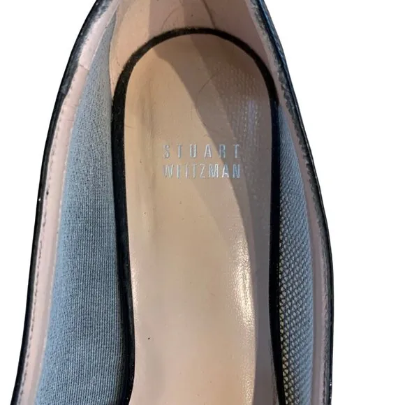 Stuart Weitzman Tipper Studded Ballet Flats Womens Size 8.5