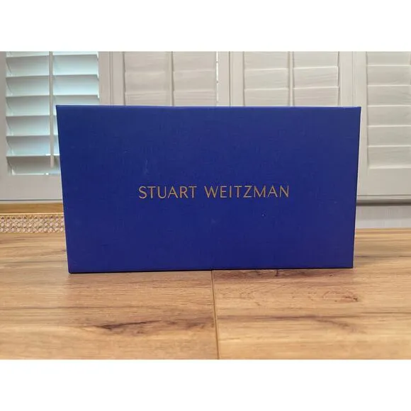 Stuart Weitzman Tully Loafer Seashell Lacquered Nappa Size 6.5 NIB Ballet Flat
