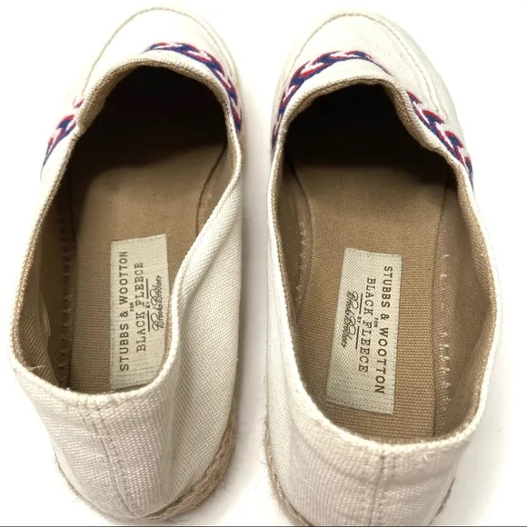 STUBBS &amp; WOOTTON Nautical Stripe Espadrille Loafer