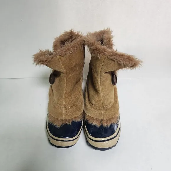 Suede Faux Fur Lined Tilly Duck Boots Size 7M