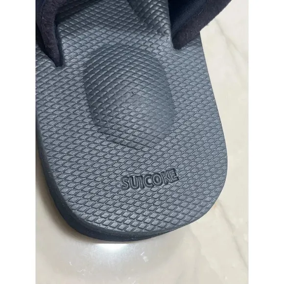 SUICOKE Moto Cab in Navy M 7 W 9 New with Box Slippers Sandals Shoes
