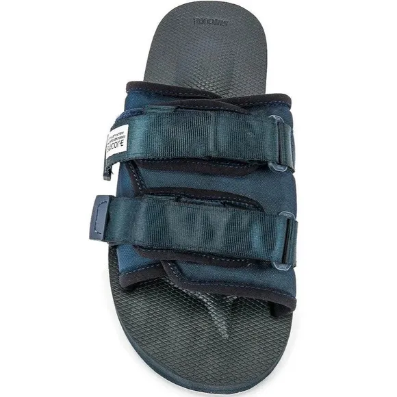 SUICOKE Moto Cab in Navy M 7 W 9 New with Box Slippers Sandals Shoes
