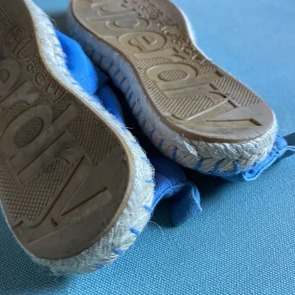 Superdry Espadrilles Shoes Baby Blue Canvas