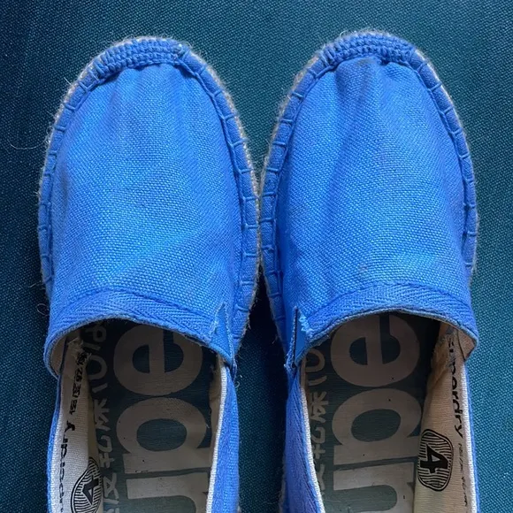 Superdry Espadrilles Shoes Baby Blue Canvas