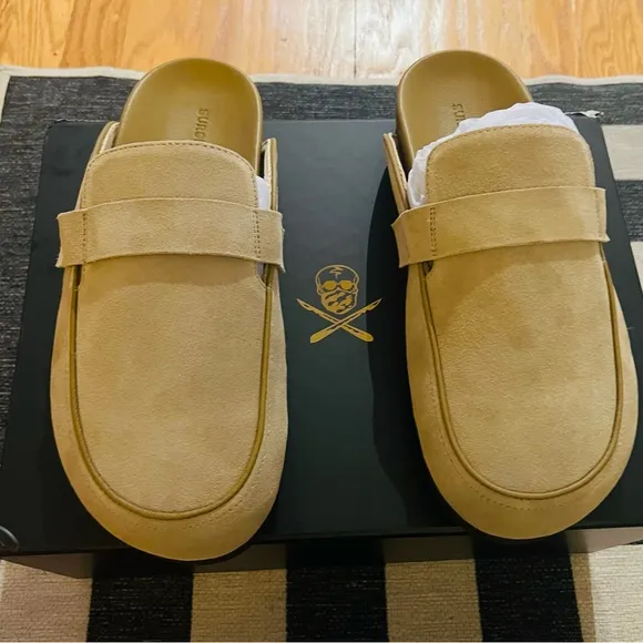 Surgeon Taupe suede Loafers Comfortable Slip-Ons