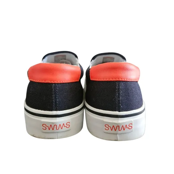 Swims Men's 24 Hour Navy Blue Slip-On Sneakers Size 10.5