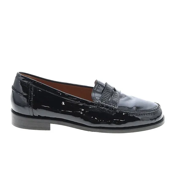 Sézane André Loafers in Patent Black FR 39 / US 8