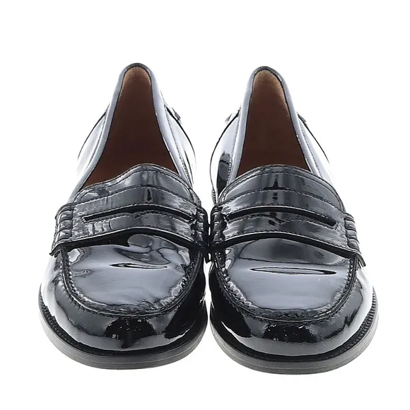 Sézane André Loafers in Patent Black FR 39 / US 8