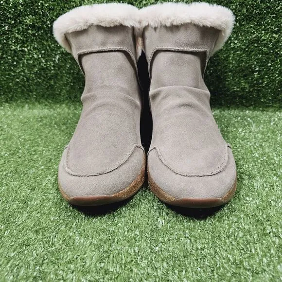 Taos Future Mid Fur Lined Pull On‎ Boots Winter Comfort Slippers Womens Size 8