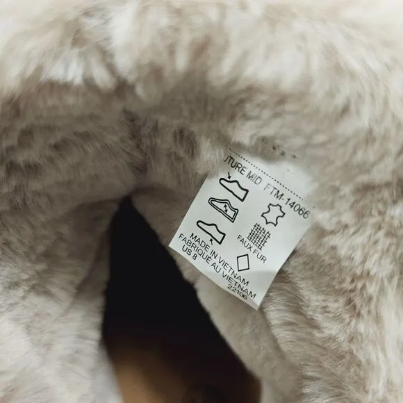 Taos Future Mid Fur Lined Pull On‎ Boots Winter Comfort Slippers Womens Size 8