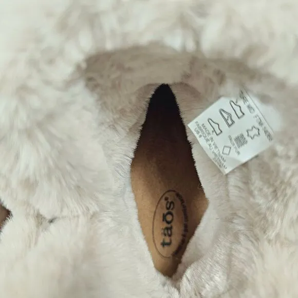 Taos Future Mid Fur Lined Pull On‎ Boots Winter Comfort Slippers Womens Size 8