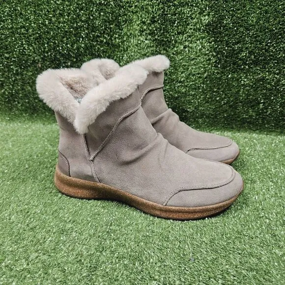 Taos Future Mid Fur Lined Pull On‎ Boots Winter Comfort Slippers Womens Size 8