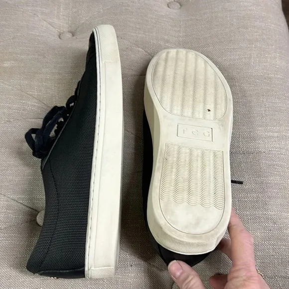 TCG | Thoroughly Crafted Goods Mesh and Leather Kennedy Low Top Sneakers 43/10