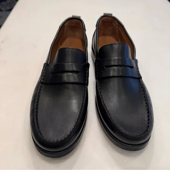 Ted Baker London BLACK Alffie Leather Saddle Loafer. Made in Italy. $259 10M
