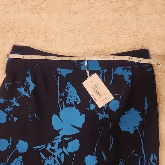 Ted Baker Seelah Bluebell Side Slit Midi Skirt new with tag Ted size 4-US 12