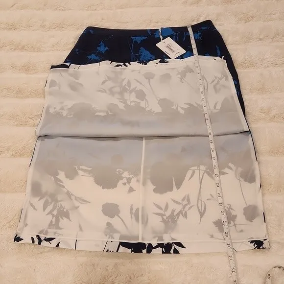 Ted Baker Seelah Bluebell Side Slit Midi Skirt new with tag Ted size 4-US 12