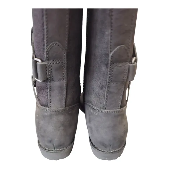 TEVA Ellery Tall Waterproof Black Nubuck Boots - Size 7