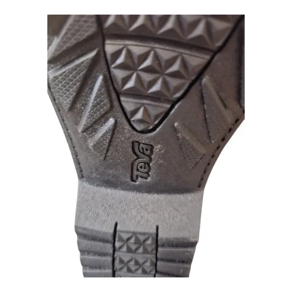 TEVA Ellery Tall Waterproof Black Nubuck Boots - Size 7