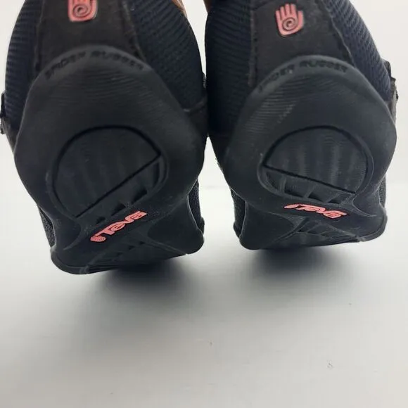 TEVA Mary Jane Comfort Flats shoes US 5.5 EU 37.5 Black Coral