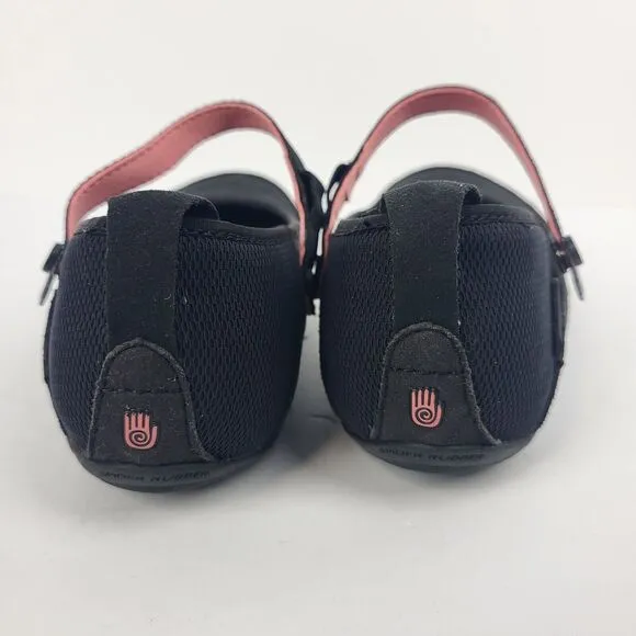 TEVA Mary Jane Comfort Flats shoes US 5.5 EU 37.5 Black Coral